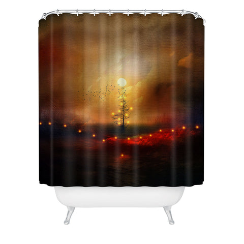 Viviana Gonzalez A Beautiful Christmas Shower Curtain