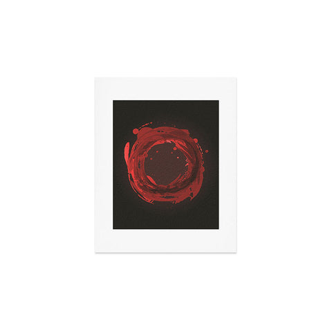 Viviana Gonzalez Abstract Circle 3 Art Print