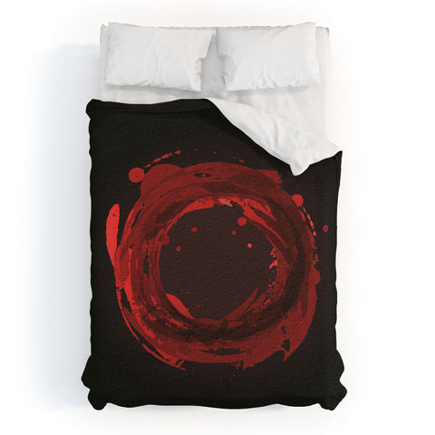 Viviana Gonzalez Abstract Circle 3 Duvet Cover