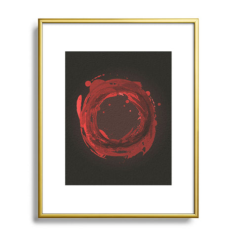 Viviana Gonzalez Abstract Circle 3 Metal Framed Art Print