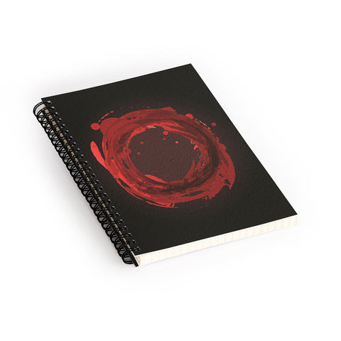 Viviana Gonzalez Abstract Circle 3 Spiral Notebook
