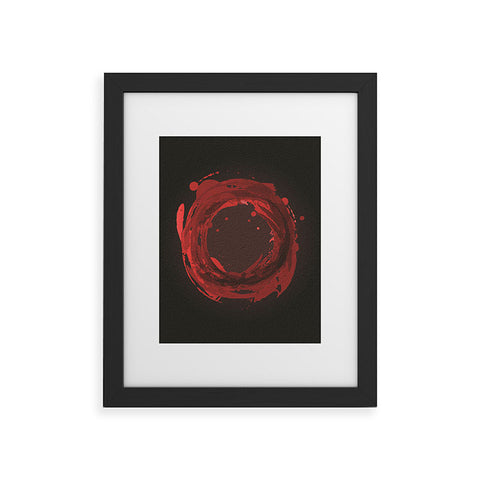 Viviana Gonzalez Abstract Circle 3 Framed Art Print