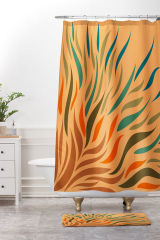 Viviana Gonzalez African collection 01 Shower Curtain And Mat