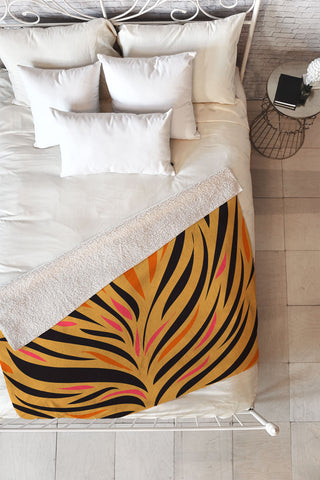 Viviana Gonzalez African collection 04 Fleece Throw Blanket