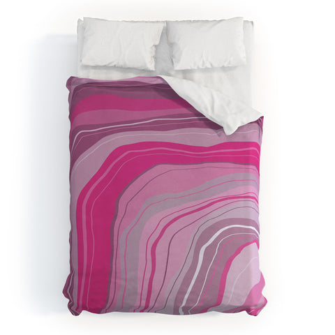 Viviana Gonzalez Agate Inspired Abstract 01 Duvet Cover