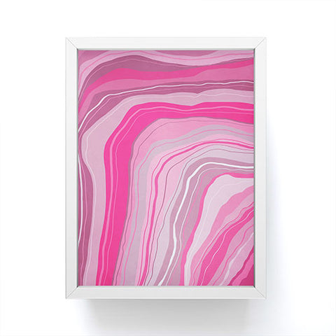 Viviana Gonzalez Agate Inspired Abstract 01 Framed Mini Art Print