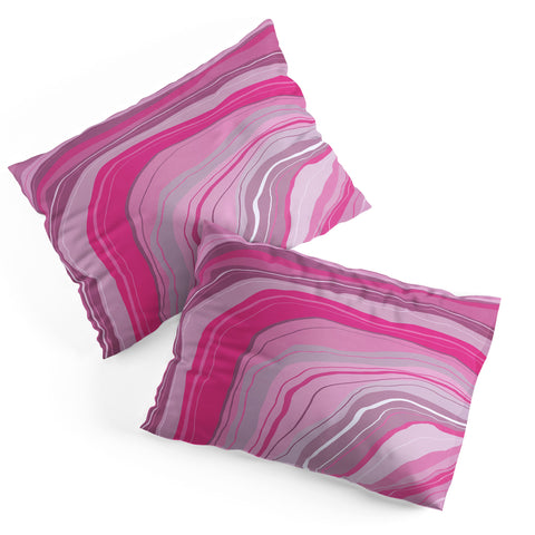 Viviana Gonzalez Agate Inspired Abstract 01 Pillow Shams