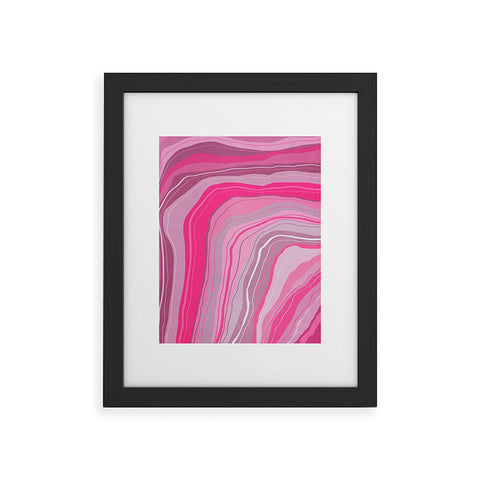 Viviana Gonzalez Agate Inspired Abstract 01 Framed Art Print