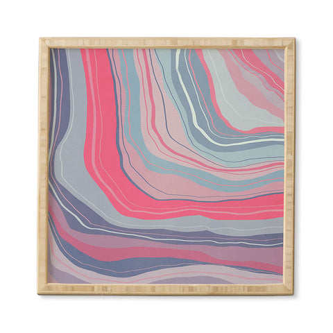 Viviana Gonzalez Agate Inspired Abstract 02 Framed Wall Art