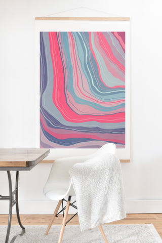 Viviana Gonzalez Agate Inspired Abstract 02 Art Print And Hanger