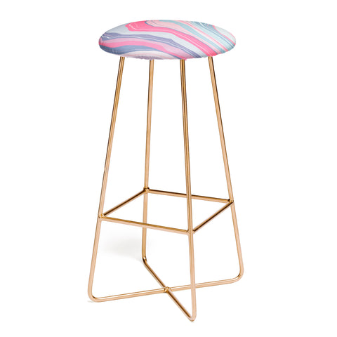 Viviana Gonzalez Agate Inspired Abstract 02 Bar Stool