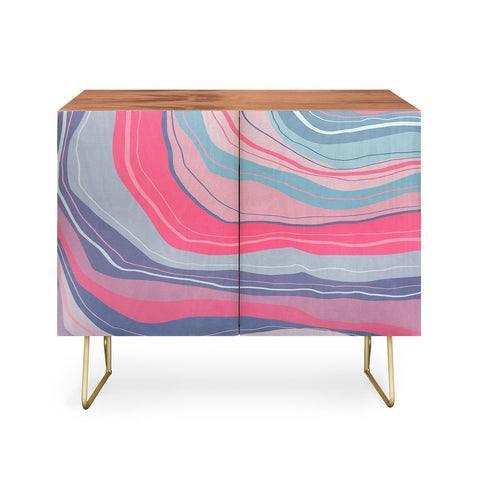 Viviana Gonzalez Agate Inspired Abstract 02 Credenza