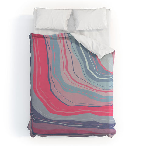 Viviana Gonzalez Agate Inspired Abstract 02 Duvet Cover