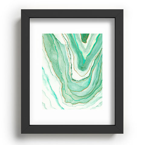 Viviana Gonzalez Agate Inspired Watercolor 07 Recessed Framing Rectangle
