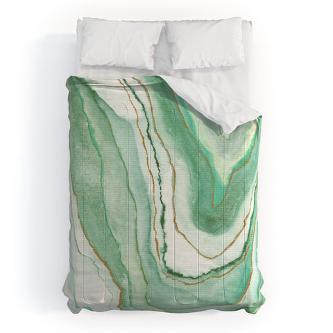Viviana Gonzalez Agate Inspired Watercolor 07 Comforter
