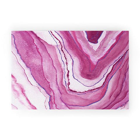 Viviana Gonzalez Agate Inspired Watercolor 08 Welcome Mat