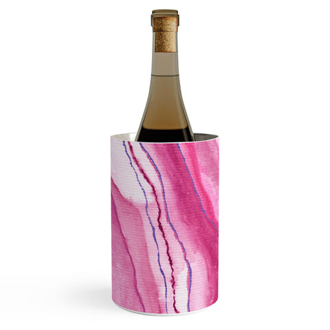 Viviana Gonzalez Agate Inspired Watercolor 08 Wine Chiller
