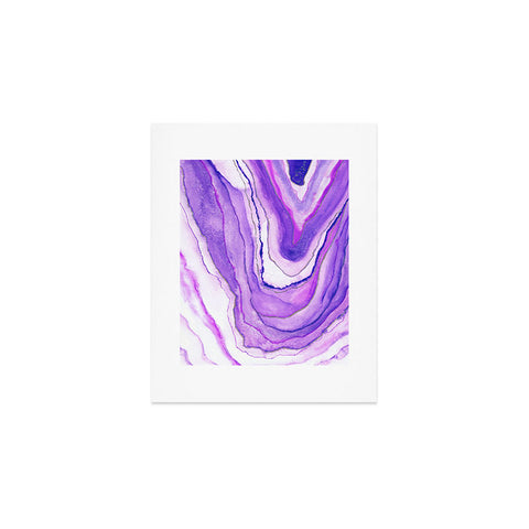 Viviana Gonzalez Agate Inspired Watercolor 09 Art Print