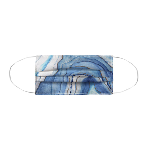 Viviana Gonzalez AGATE Inspired Watercolor Abstract 02 Face Mask