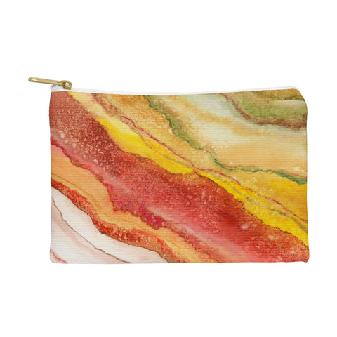 Viviana Gonzalez AGATE Inspired Watercolor Abstract 03 Pouch