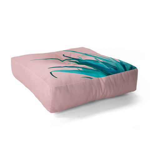 Viviana Gonzalez Aloe Vera 01 Floor Pillow Square