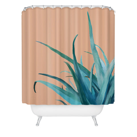 Viviana Gonzalez Aloe Vera 03 Shower Curtain