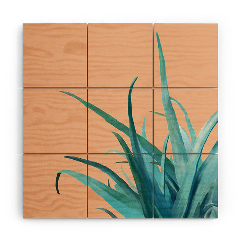 Viviana Gonzalez Aloe Vera 03 Wood Wall Mural
