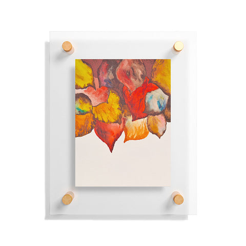 Viviana Gonzalez Autumn abstract watercolor 02 Floating Acrylic Print