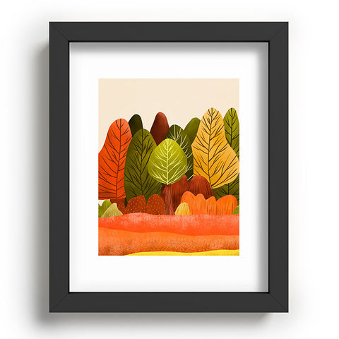 Viviana Gonzalez Autumn landscape 1 Recessed Framing Rectangle