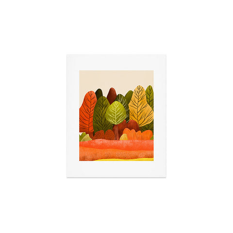 Viviana Gonzalez Autumn landscape 1 Art Print