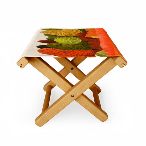 Viviana Gonzalez Autumn landscape 1 Folding Stool