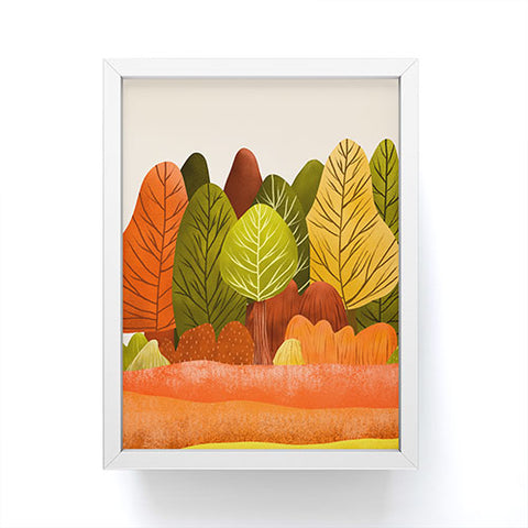 Viviana Gonzalez Autumn landscape 1 Framed Mini Art Print