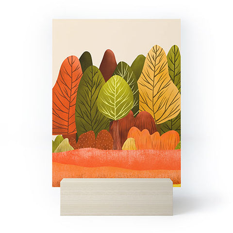 Viviana Gonzalez Autumn landscape 1 Mini Art Print