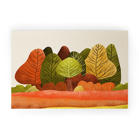 Viviana Gonzalez Autumn landscape 1 Welcome Mat