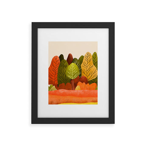 Viviana Gonzalez Autumn landscape 1 Framed Art Print