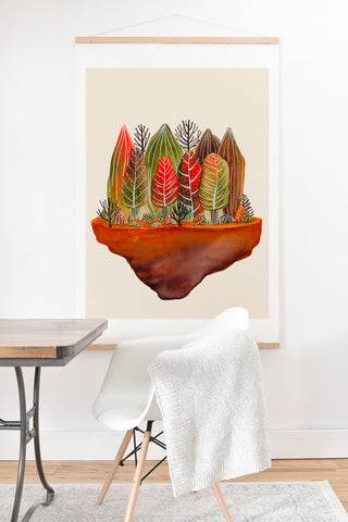 Viviana Gonzalez Autumn landscape 3 Art Print And Hanger