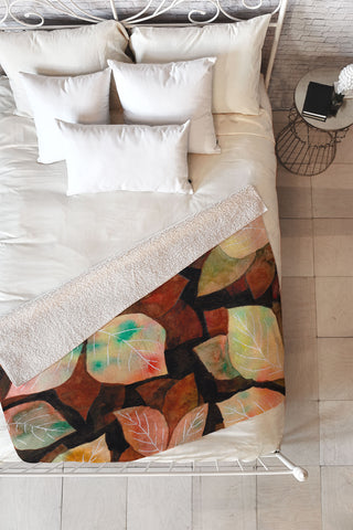 Viviana Gonzalez Autumn vibes Fleece Throw Blanket