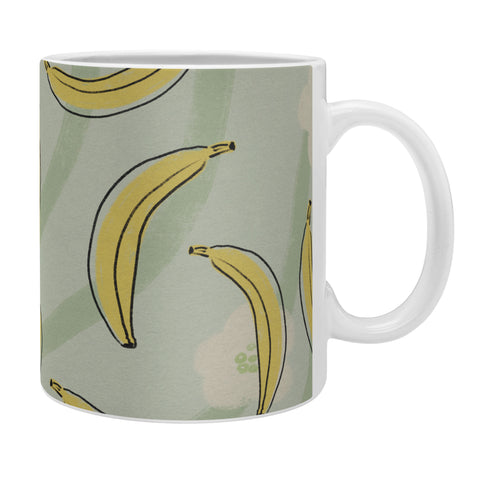 Viviana Gonzalez Banana And Flowers Coffee Mug