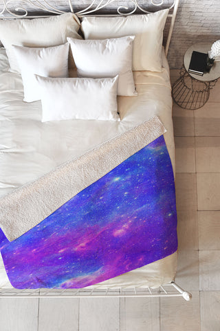 Viviana Gonzalez Beautiful galaxy 1 Fleece Throw Blanket