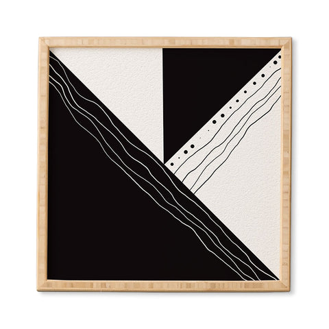 Viviana Gonzalez Black and white collection 02 Framed Wall Art