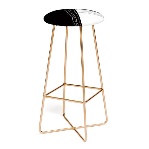 Viviana Gonzalez Black and white collection 02 Bar Stool