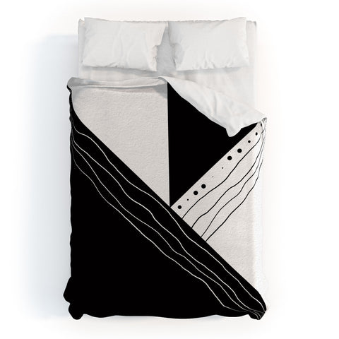 Viviana Gonzalez Black and white collection 02 Duvet Cover