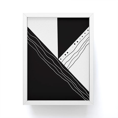 Viviana Gonzalez Black and white collection 02 Framed Mini Art Print