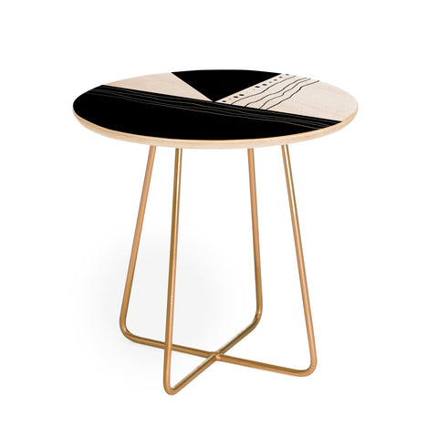 Viviana Gonzalez Black and white collection 02 Round Side Table