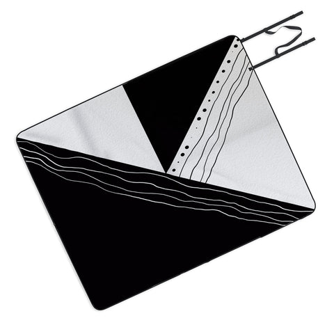 Viviana Gonzalez Black and white collection 02 Picnic Blanket
