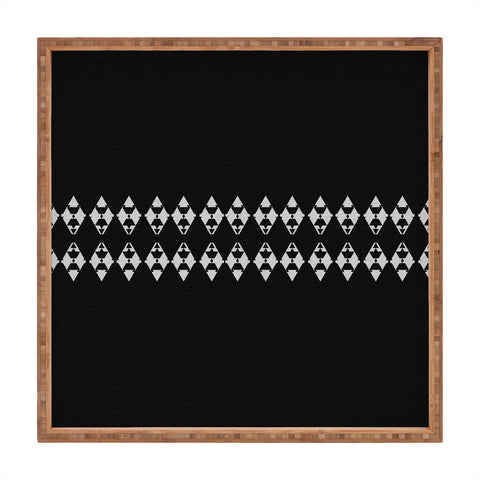 Viviana Gonzalez Black and white collection 03 Square Tray