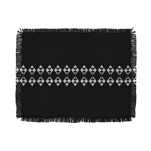 Viviana Gonzalez Black and white collection 03 Throw Blanket