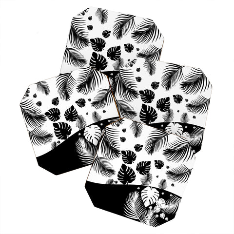 Viviana Gonzalez Black and white collection 05 Coaster Set