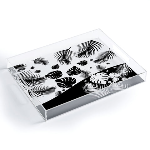 Viviana Gonzalez Black and white collection 05 Acrylic Tray