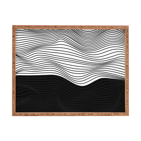 Viviana Gonzalez Black and white collection 06 Rectangular Tray